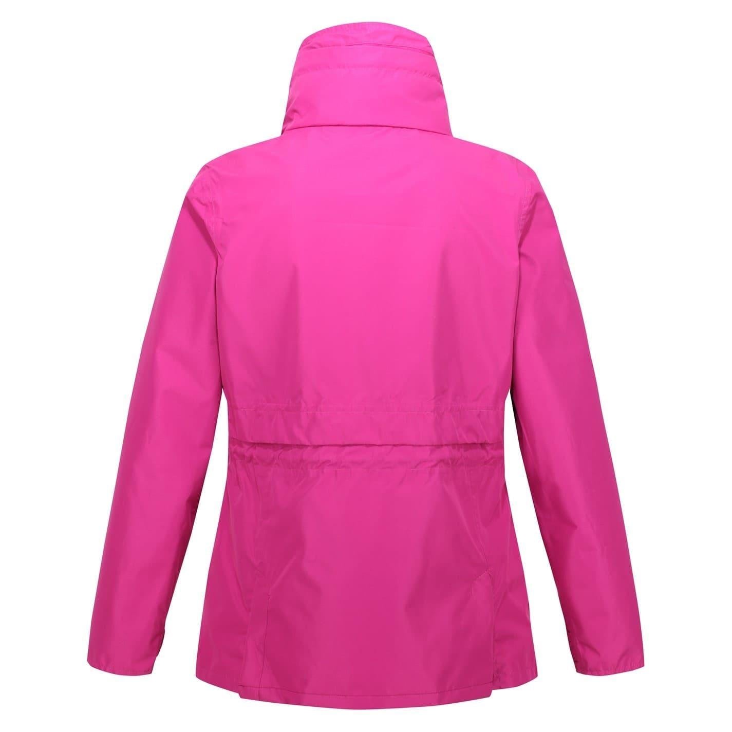 Fuchsia - Back - Regatta Womens-Ladies Nadira Raincoat