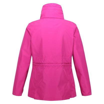 Fuchsia - Back - Regatta Womens-Ladies Nadira Raincoat