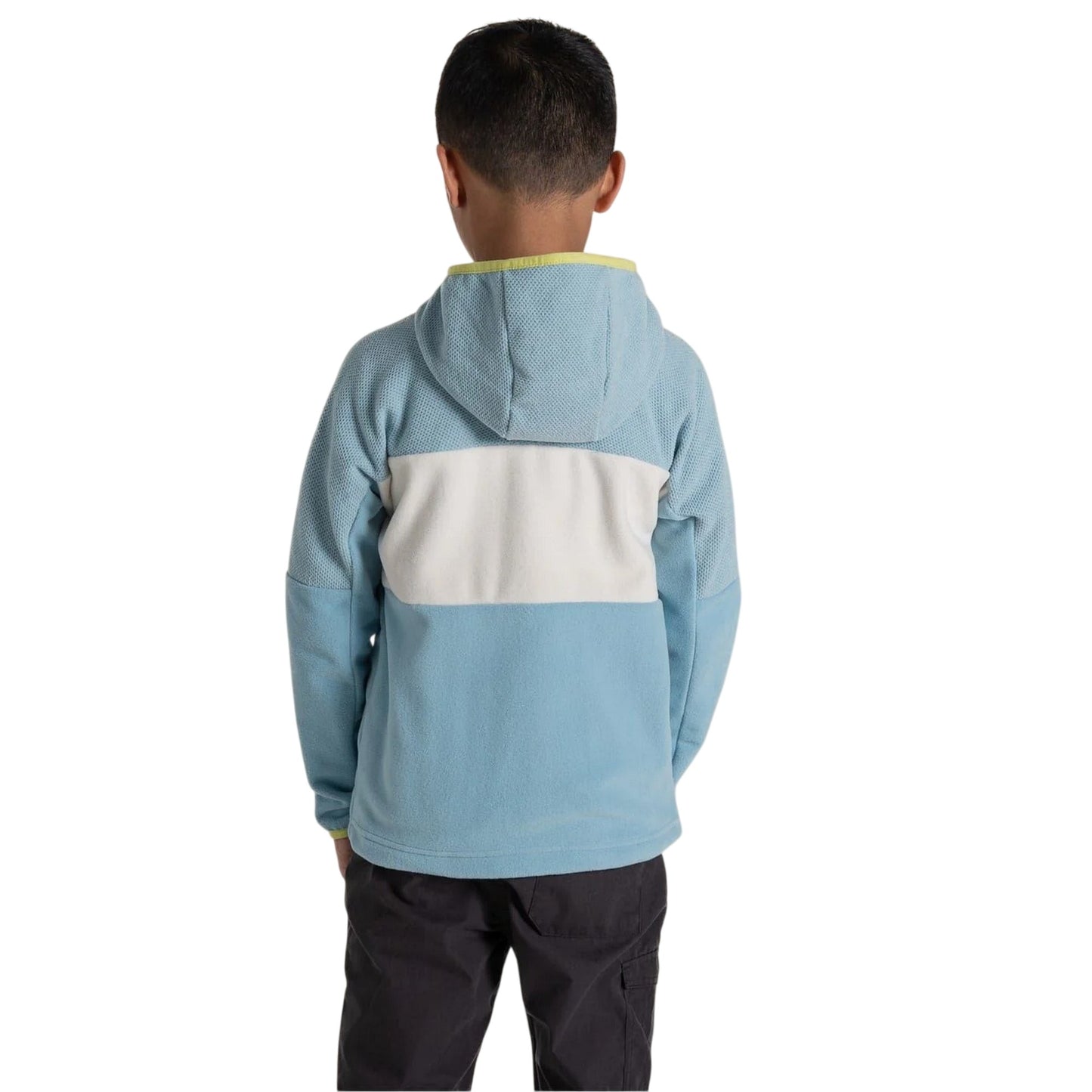 Sky Blue - Back - Craghoppers Childrens-Kids Bindloe Regular Outdoor Fleece Jacket