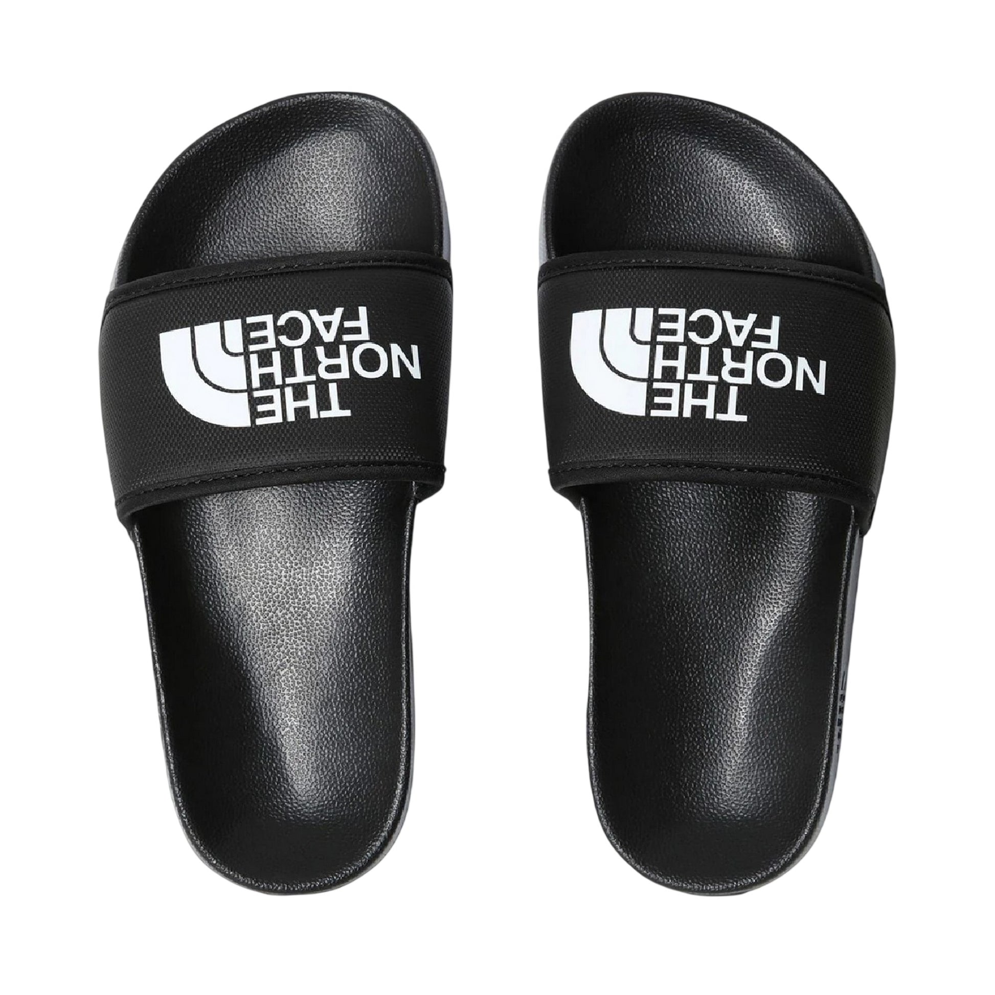 Black-White - Side - The North Face Unisex Adult Base Camp III Slides