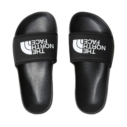 Black-White - Side - The North Face Unisex Adult Base Camp III Slides