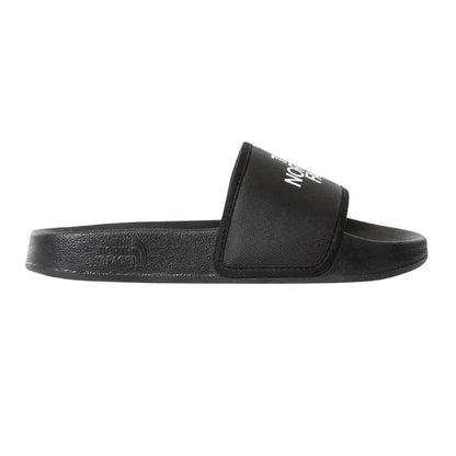 Black-White - Front - The North Face Unisex Adult Base Camp III Slides