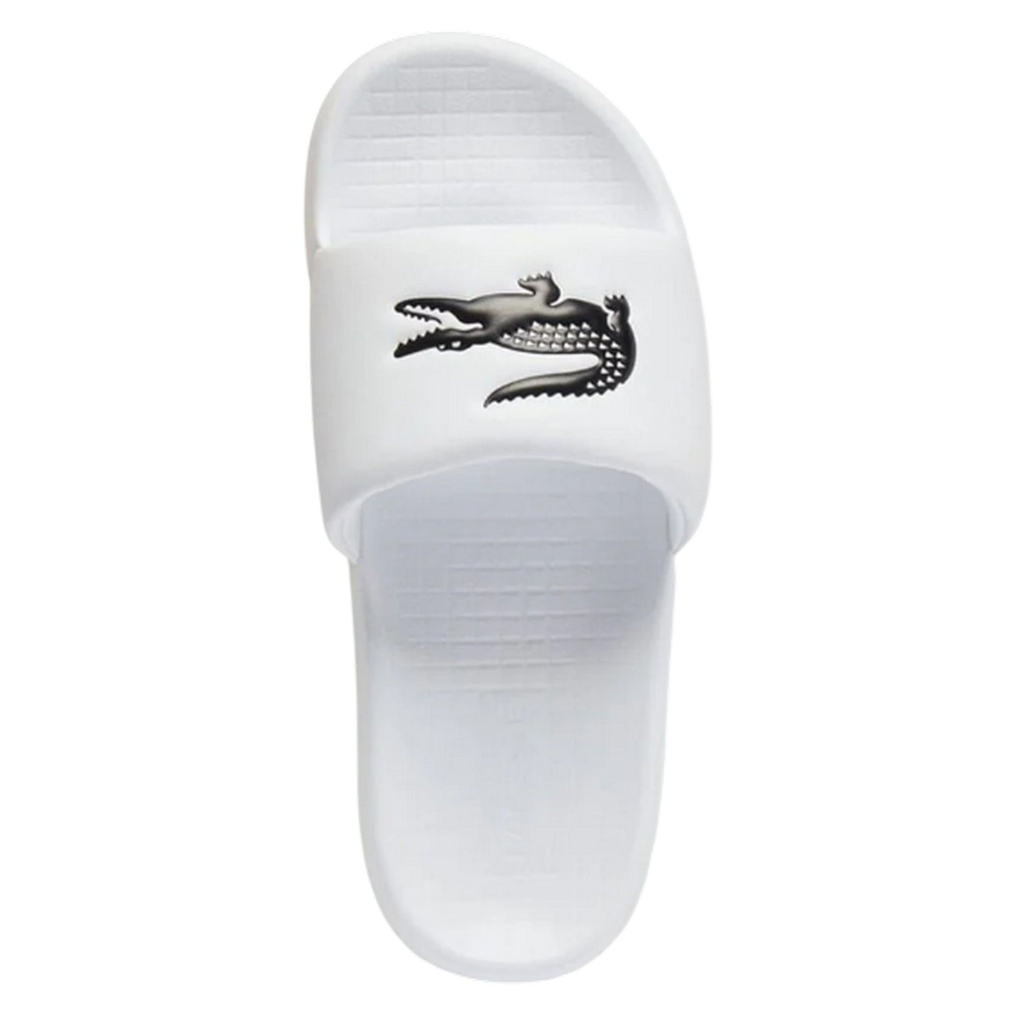 White-Black - Lifestyle - Lacoste Childrens-Kids Flatform Slides