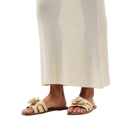 Natural - Lifestyle - Aldo Womens-Ladies Floral Open Toe Flat Slides