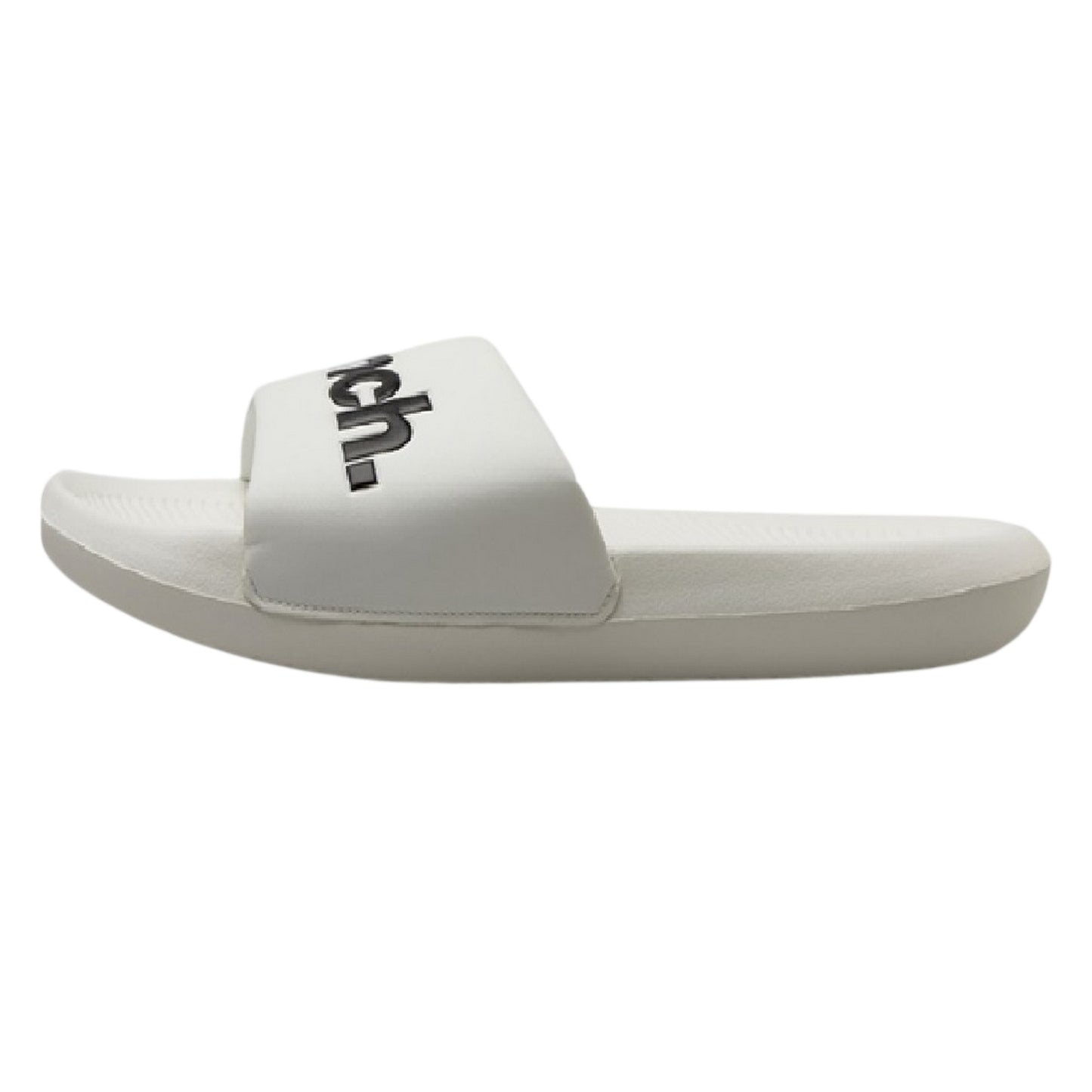 White - Front - Bench Unisex Adult Logo Printed Synthetic Rubber Casual Slides
