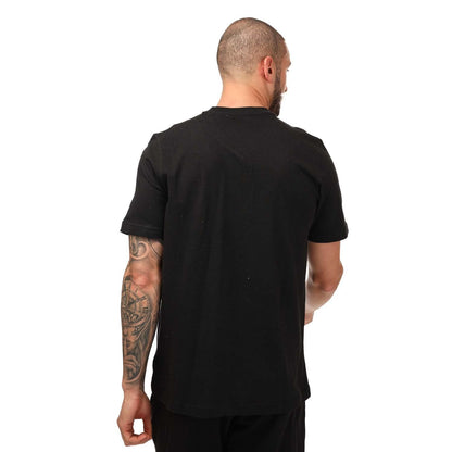 Black-White - Back - Adidas Mens Entrada 22 Cotton T-Shirt