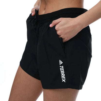 Black - Lifestyle - Adidas Womens-Ladies Terrex Liteflex Hiking Shorts