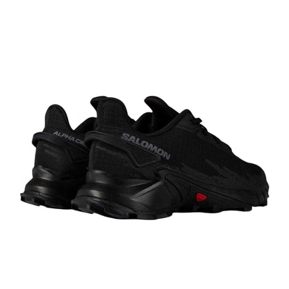 Black - Back - Salomon Mens Alphacross 5 Shoes
