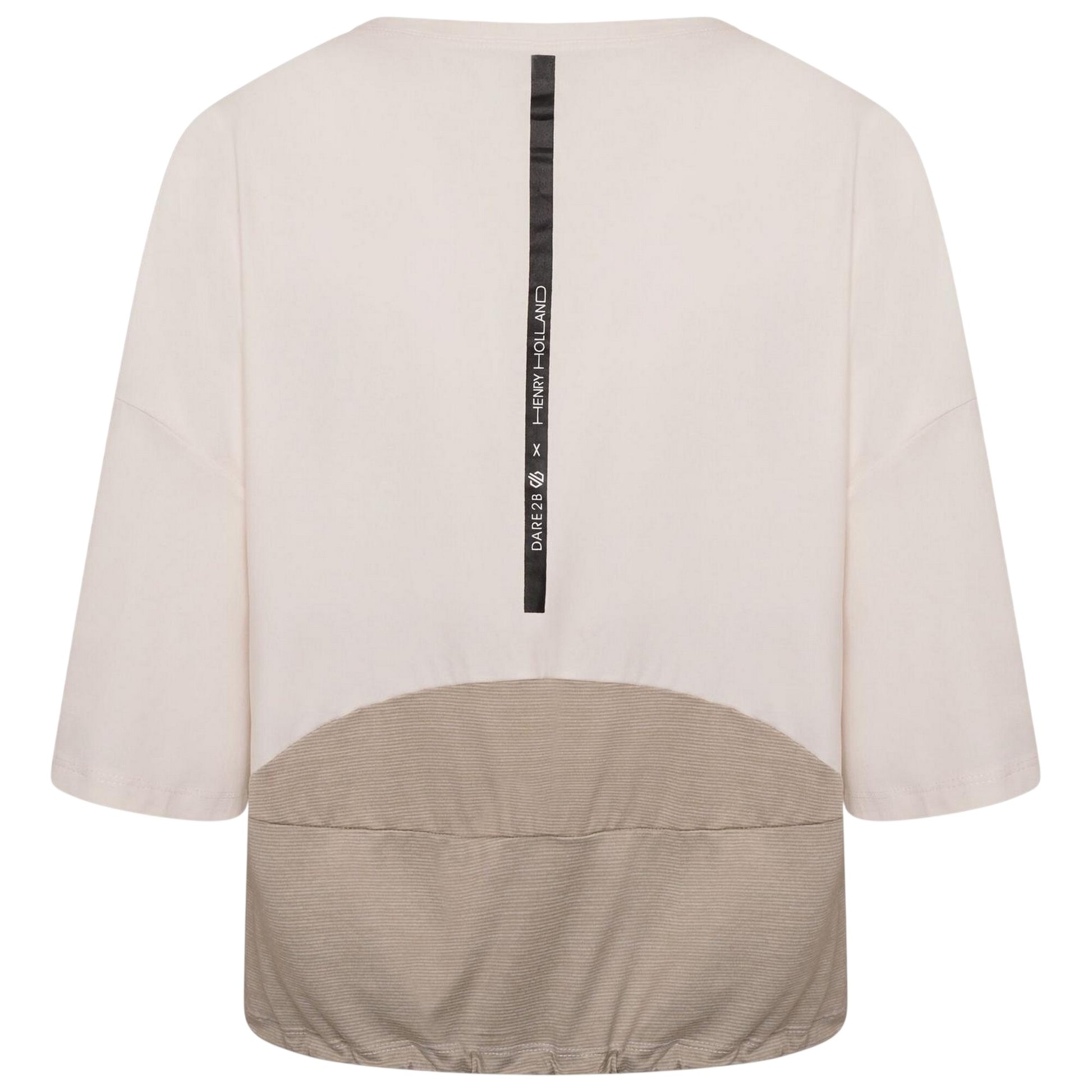 Gardenia - Back - Dare 2B Womens-Ladies Henry Holland Cut Loose Crop T-Shirt