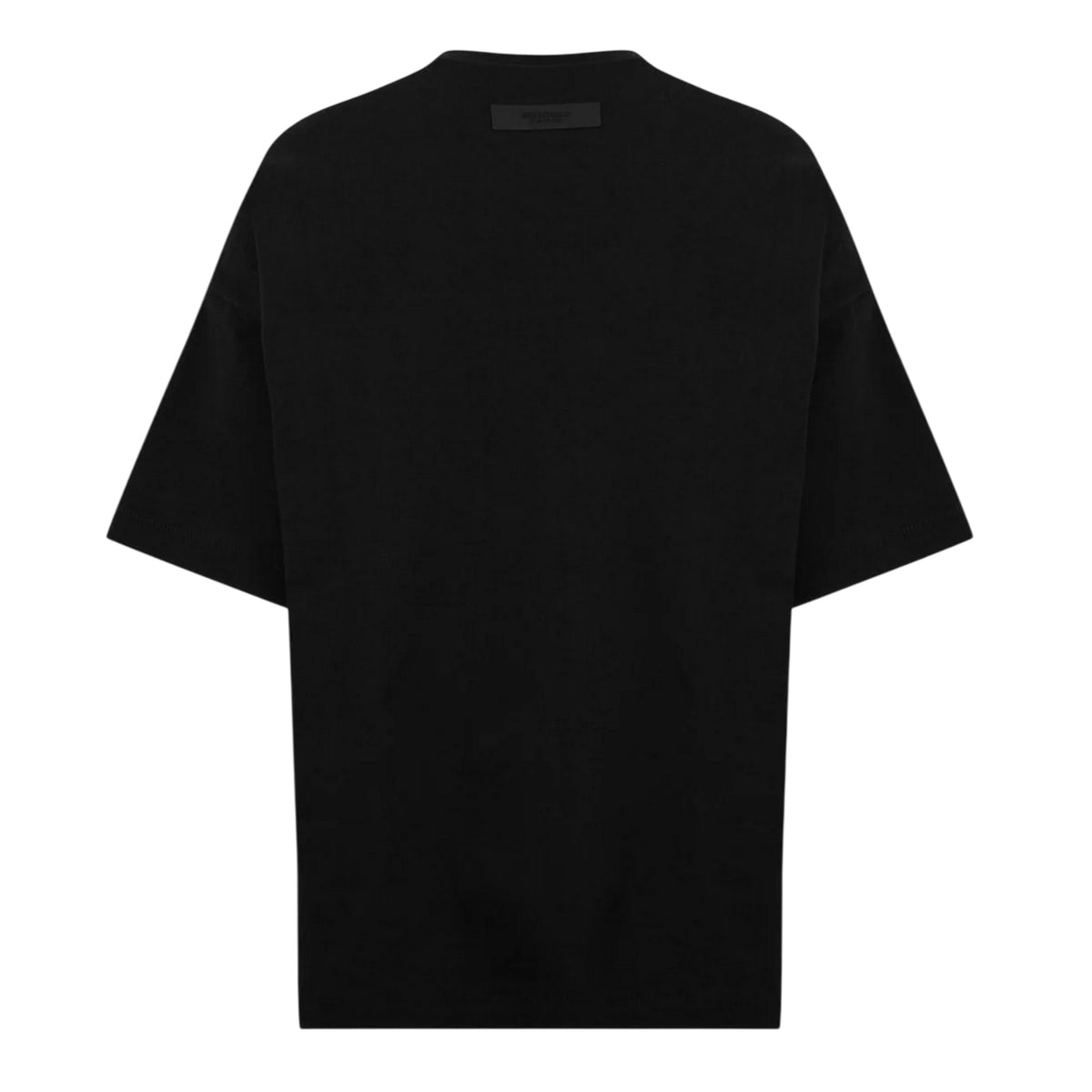 Black - Back - Essentials Mens Logo Relaxed Fit Short-Sleeved T-Shirt