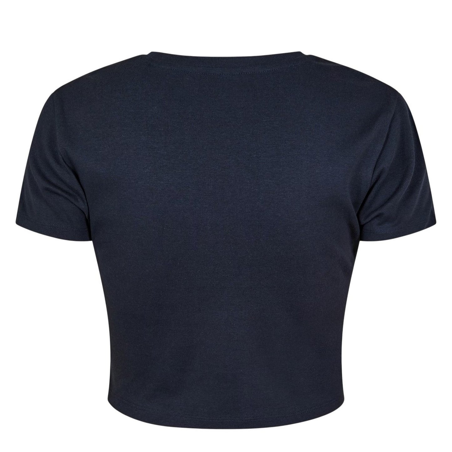Navy - Back - Jack Wills Womens-Ladies 1 Cotton Crop T-Shirt
