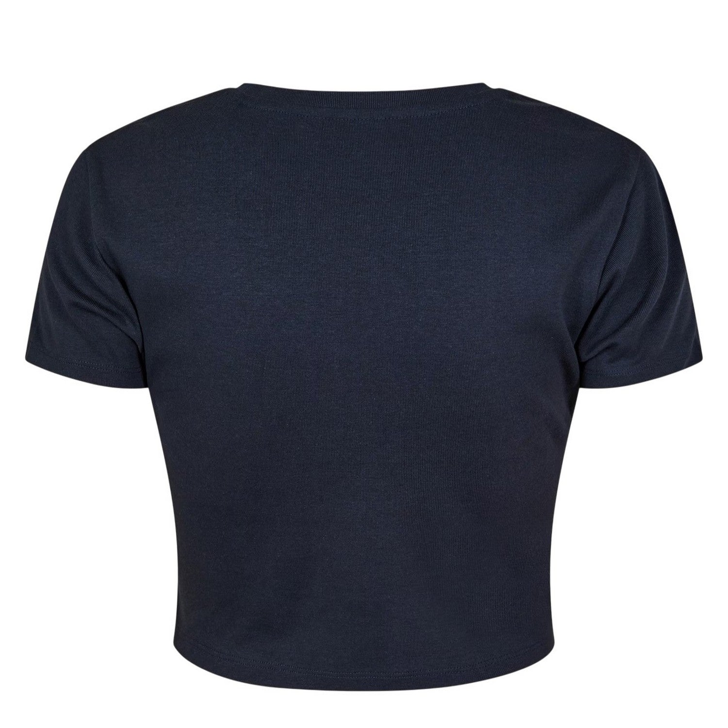 Navy - Back - Jack Wills Womens-Ladies 1 Cotton Crop T-Shirt