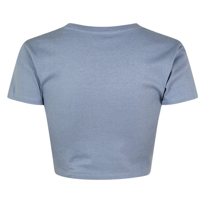 Periwinkle - Back - Jack Wills Womens-Ladies 1 Cotton Crop T-Shirt