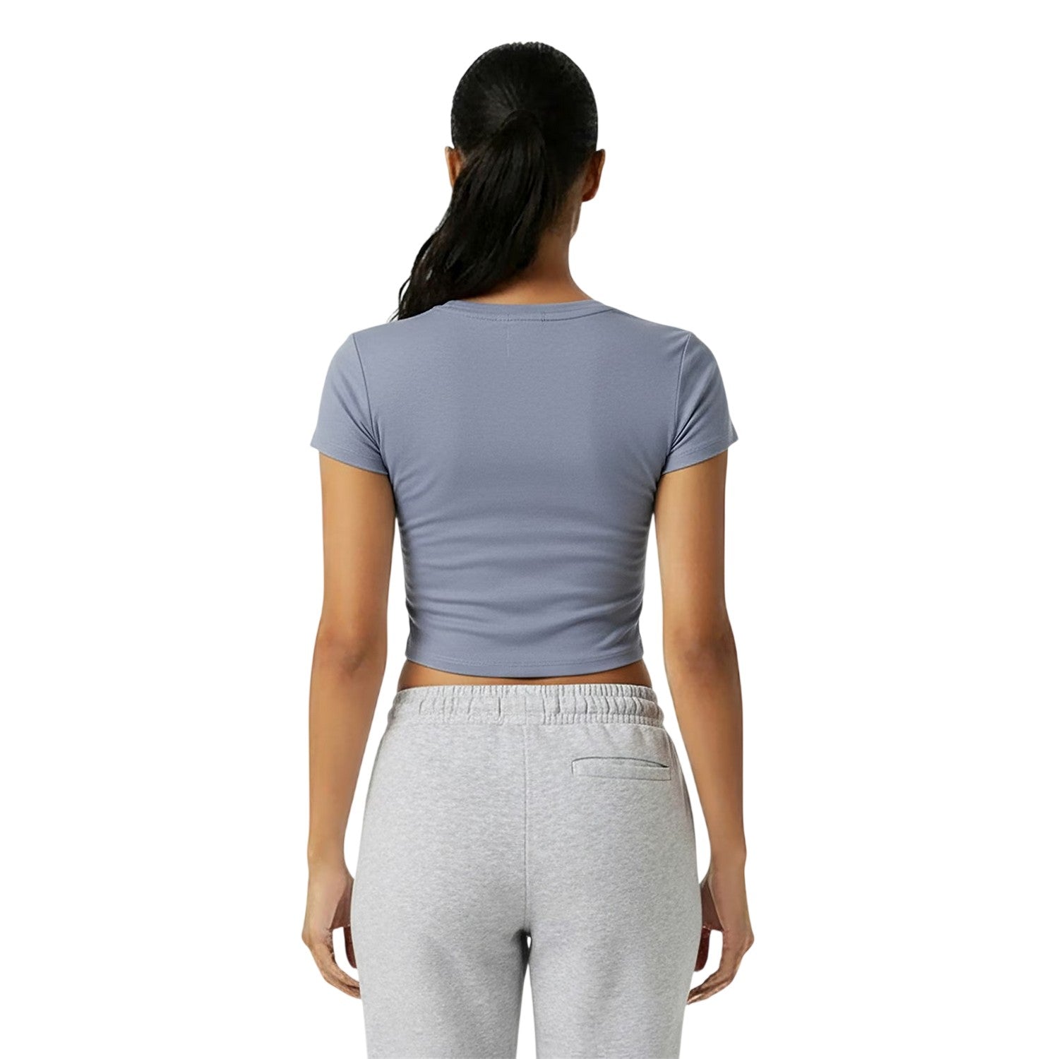 Periwinkle - Lifestyle - Jack Wills Womens-Ladies 1 Cotton Crop T-Shirt