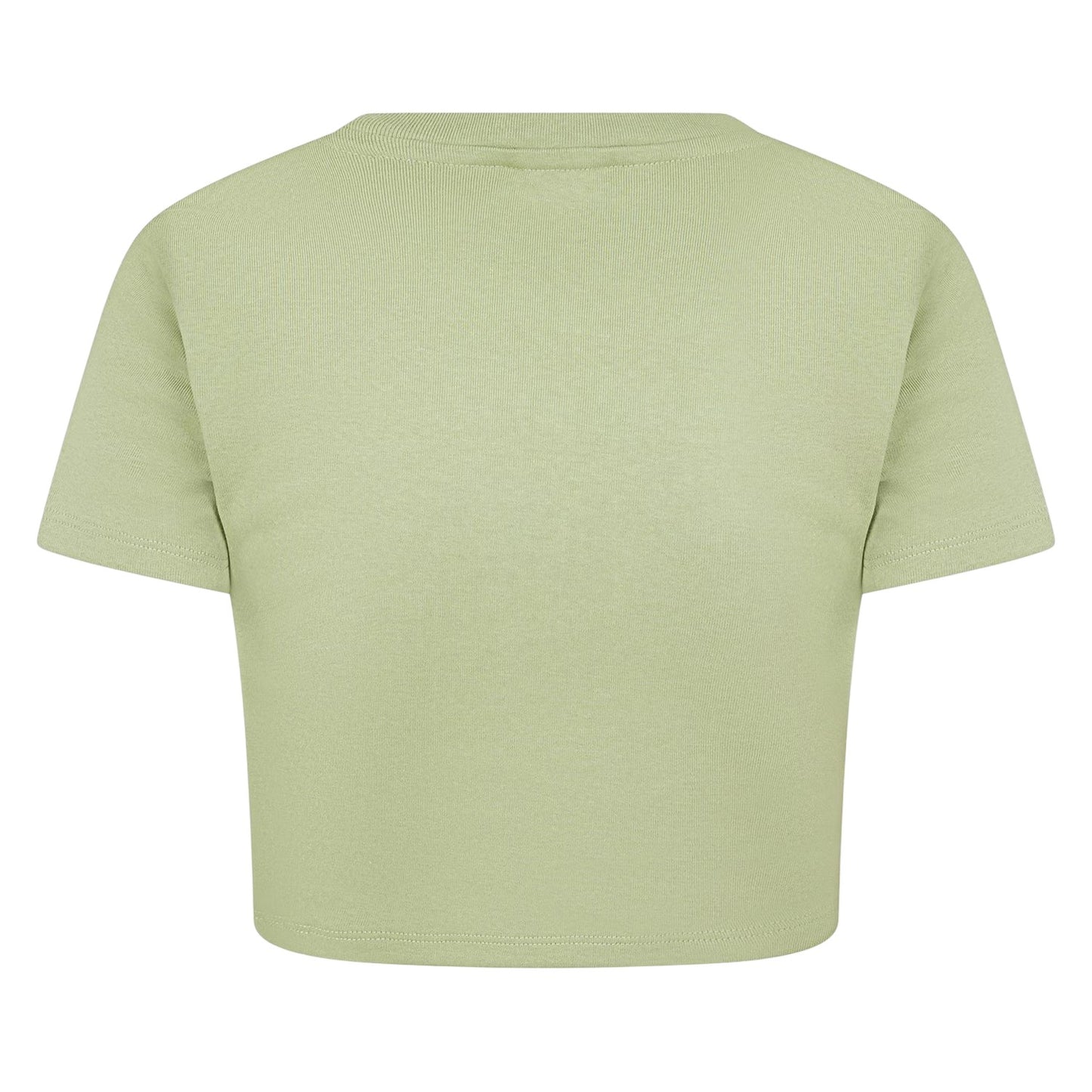 Pistachio - Back - Jack Wills Womens-Ladies 1 Cotton Crop T-Shirt