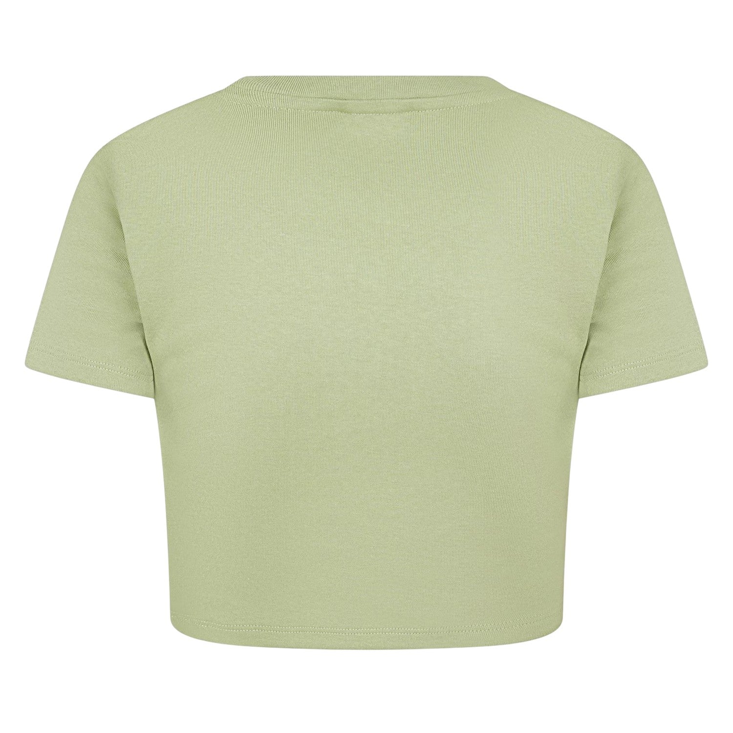 Pistachio - Back - Jack Wills Womens-Ladies 1 Cotton Crop T-Shirt