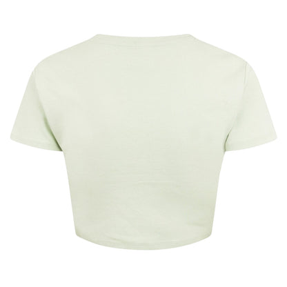 Seaglass - Back - Jack Wills Womens-Ladies 1 Cotton Crop T-Shirt