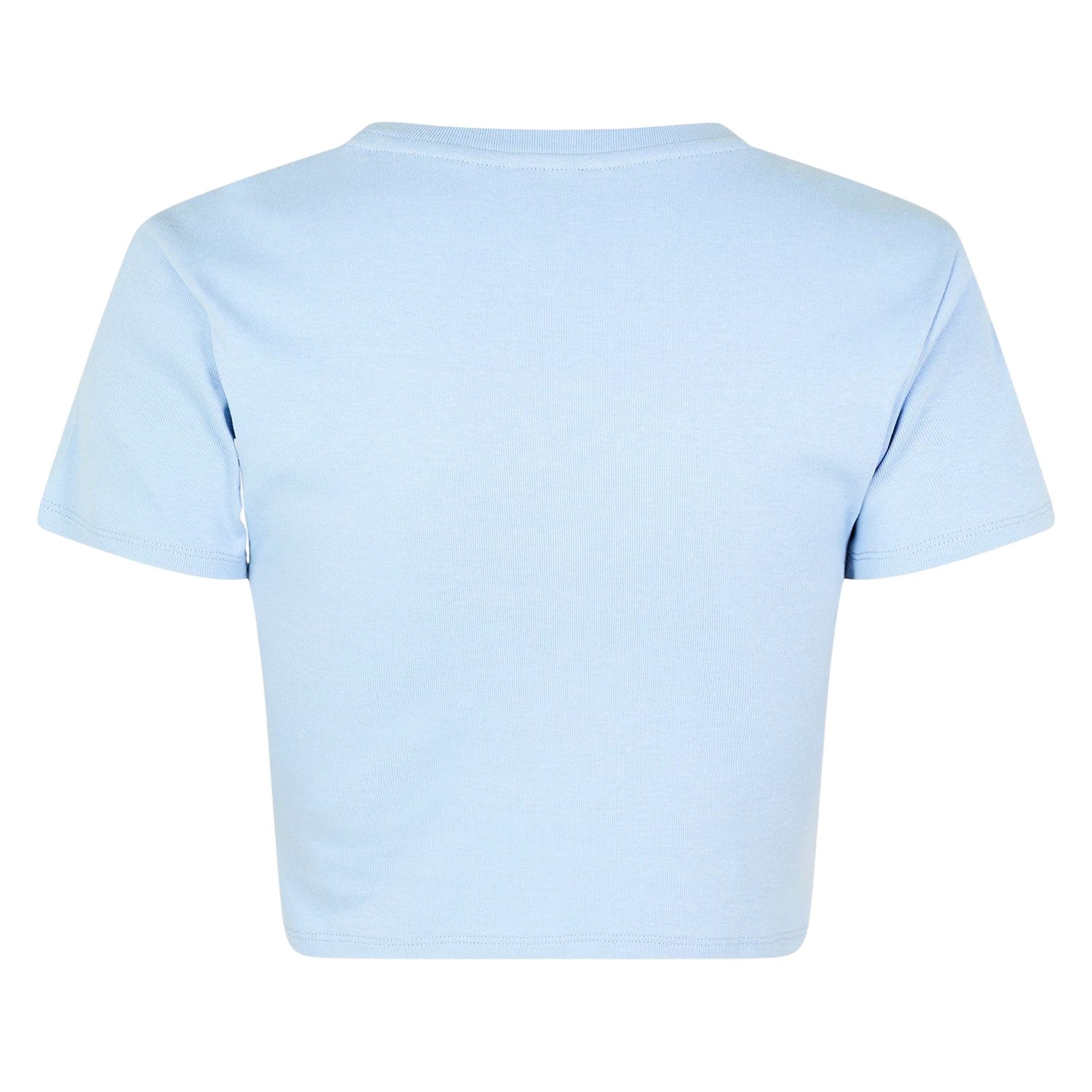 Soft Blue - Back - Jack Wills Womens-Ladies 1 Cotton Crop T-Shirt