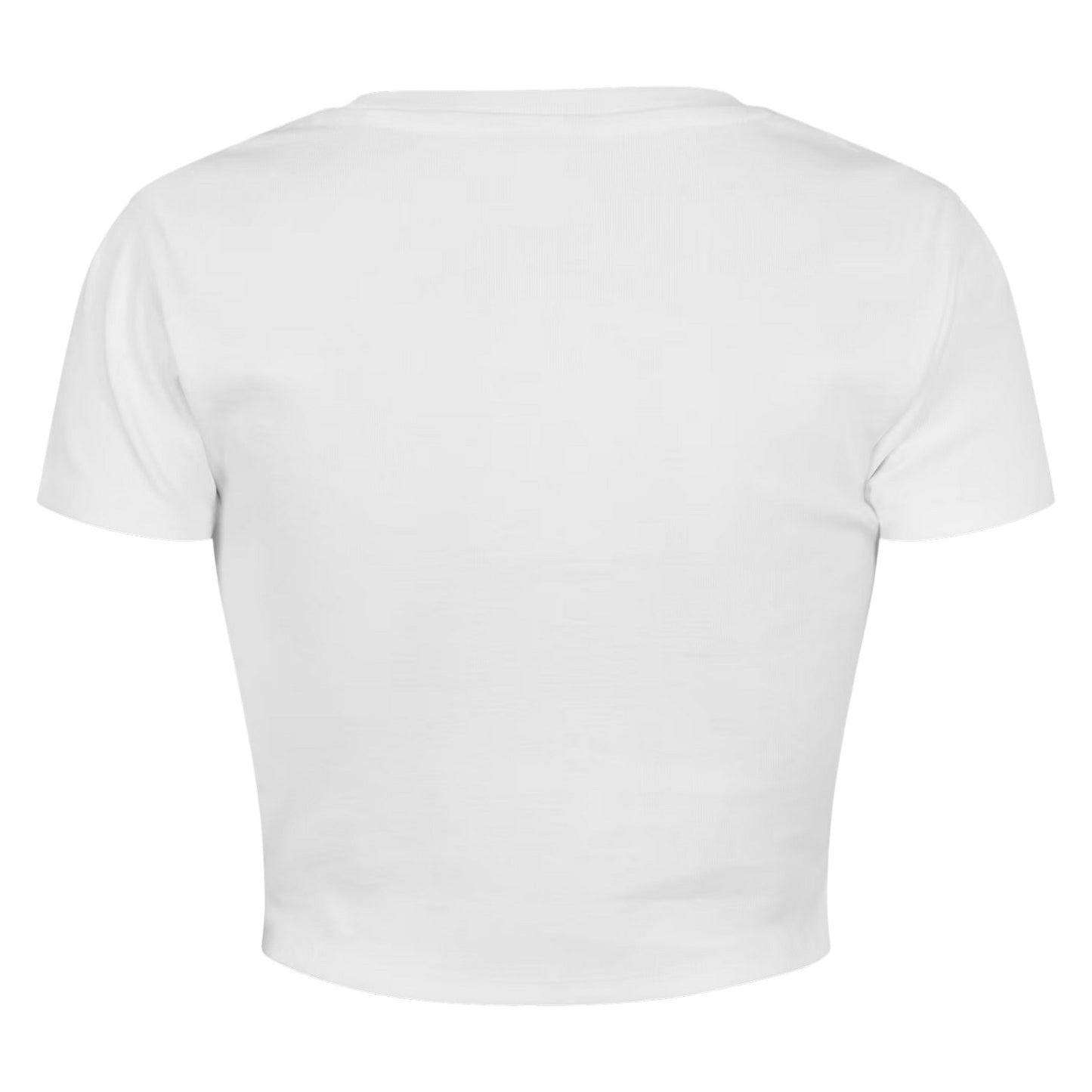 White - Back - Jack Wills Womens-Ladies 1 Cotton Crop T-Shirt