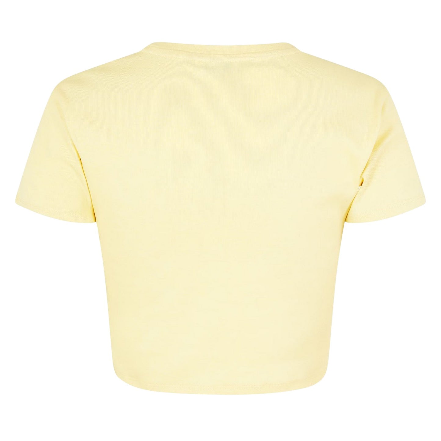 Buttercream - Back - Jack Wills Womens-Ladies 1 Cotton Crop T-Shirt