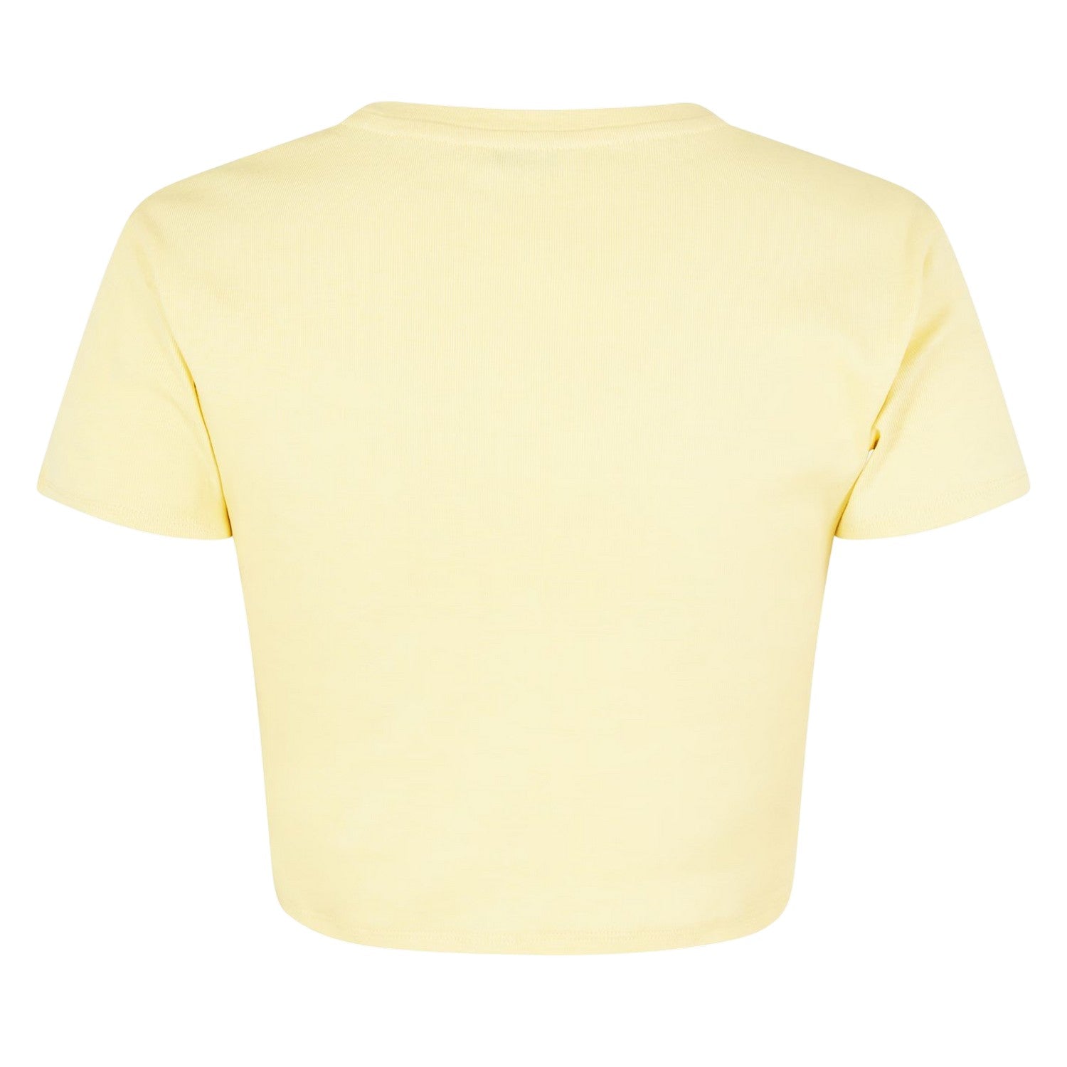 Buttercream - Back - Jack Wills Womens-Ladies 1 Cotton Crop T-Shirt