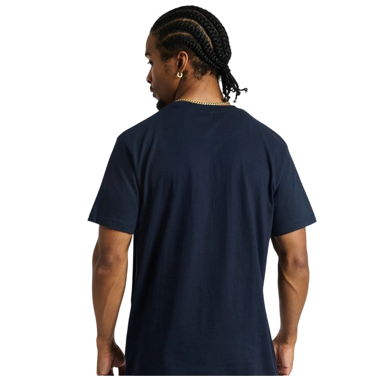 Navy - Side - Money Mens Ape Graphic Print Cotton Regular T-Shirt