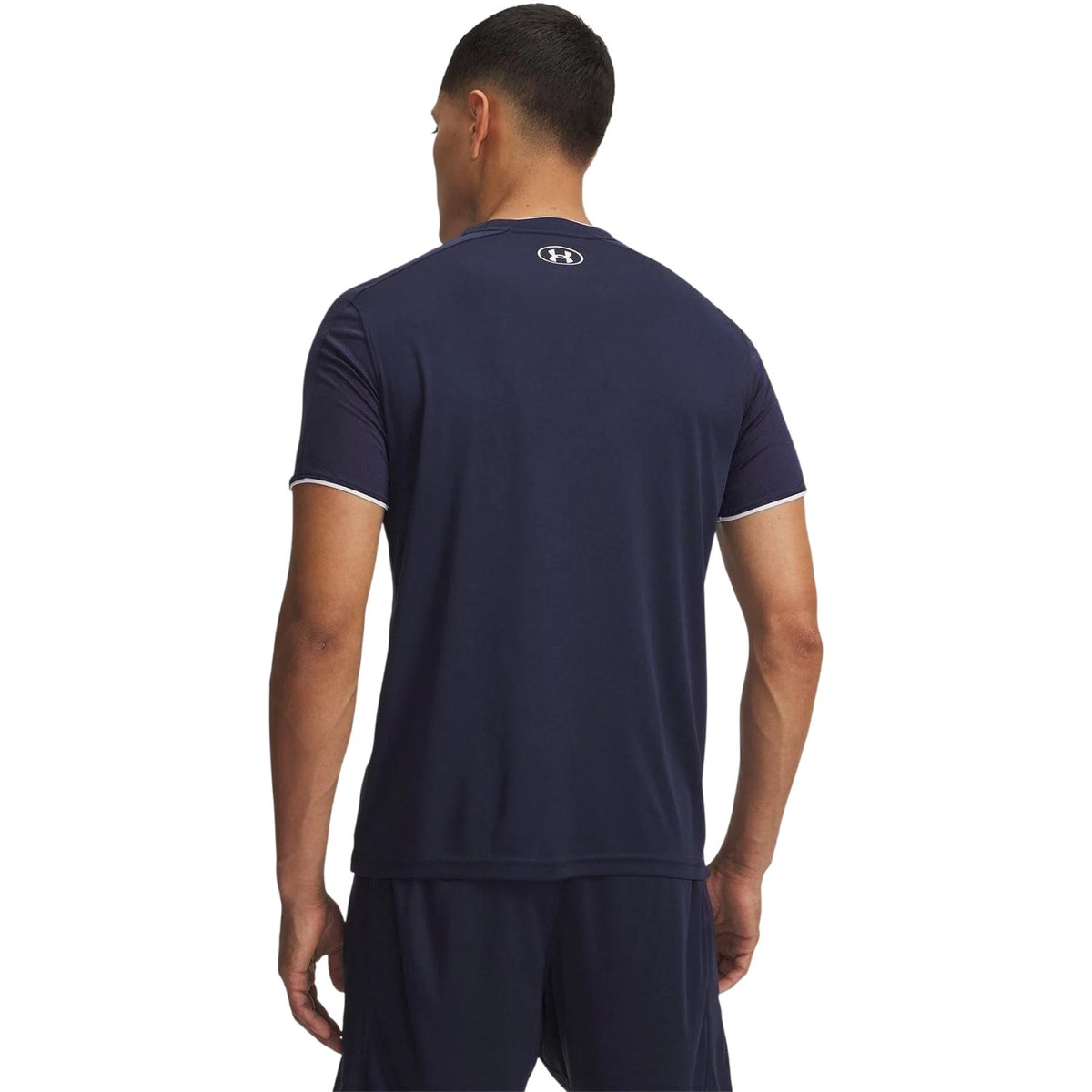Navy-White - Back - Under Armour Mens Challenger Train T-Shirt