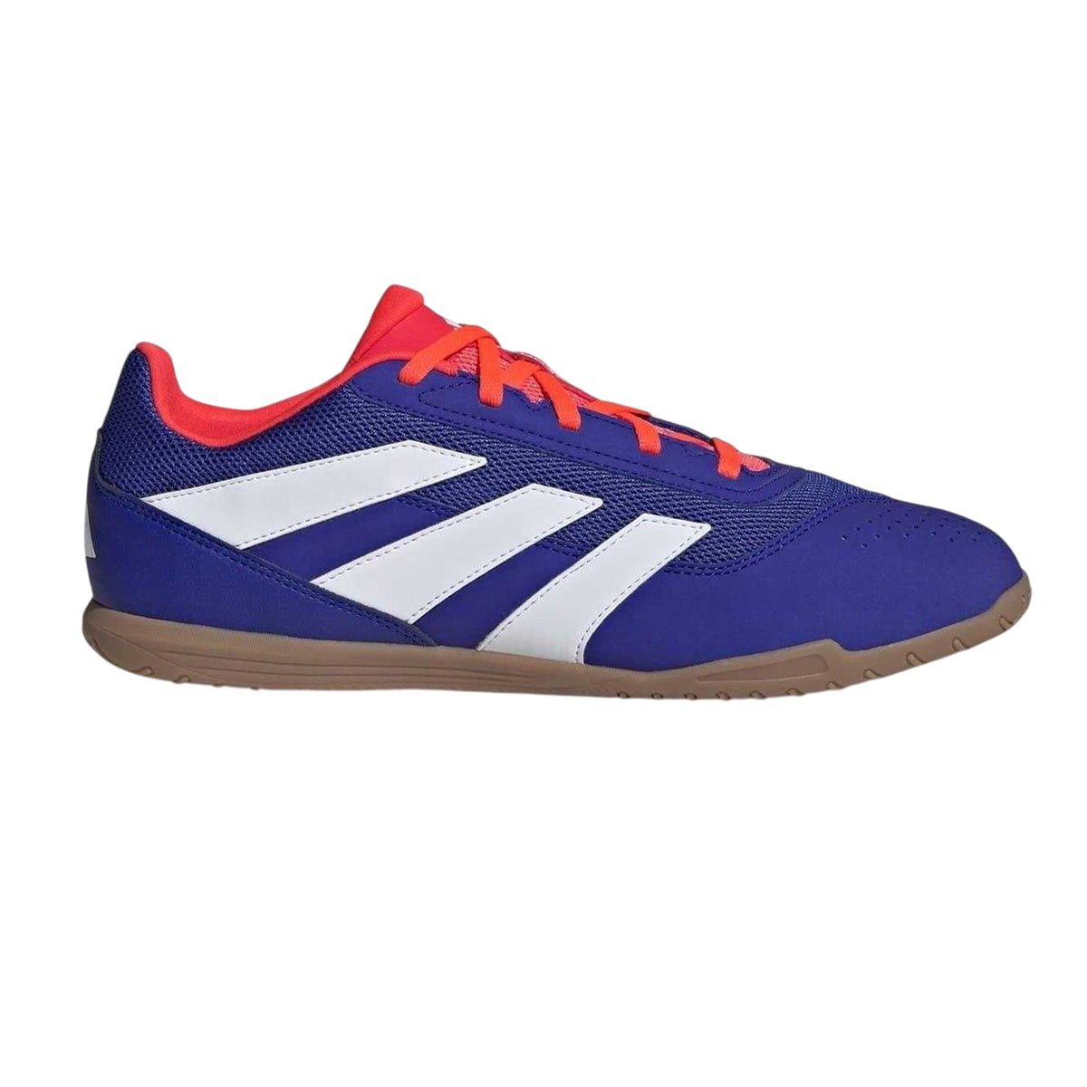 Blue-White - Front - Adidas Mens Predator Club Sala Indoor Football Shoes