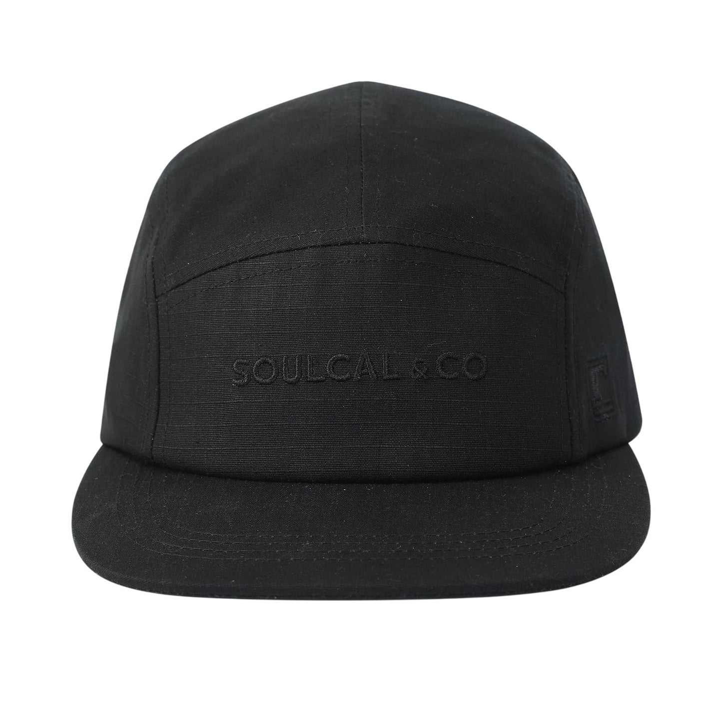 Black - Front - SoulCal Mens Tonal Baseball Cap
