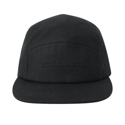 Black - Front - SoulCal Mens Tonal Baseball Cap