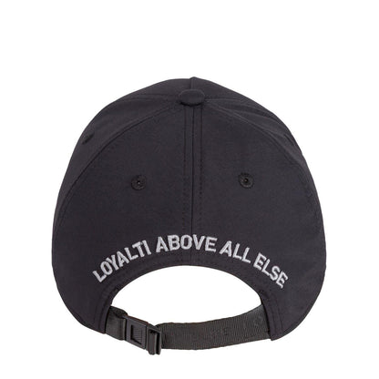 Black - Lifestyle - Loyalti Mens Embroidered Patch Cap
