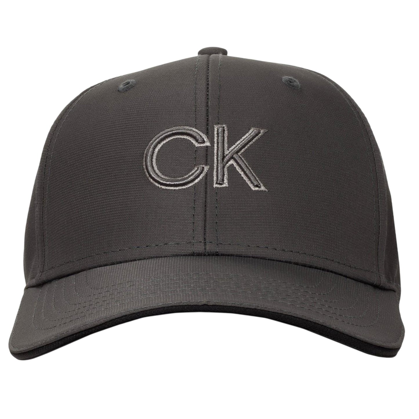 Charcoal - Front - Calvin Klein Mens Golf Baseball Cap
