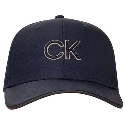 Dark Navy - Front - Calvin Klein Mens Golf Baseball Cap