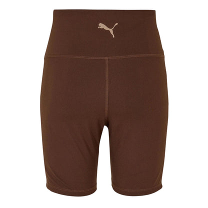 Espresso Brown - Back - Puma Womens-Ladies Train Cycling Shorts
