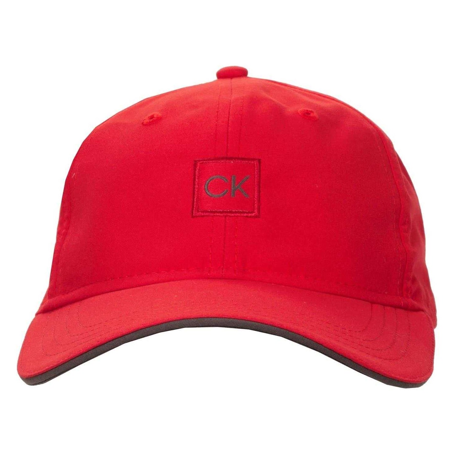 Cardinal Red - Side - Calvin Klein Mens Baseball Cap