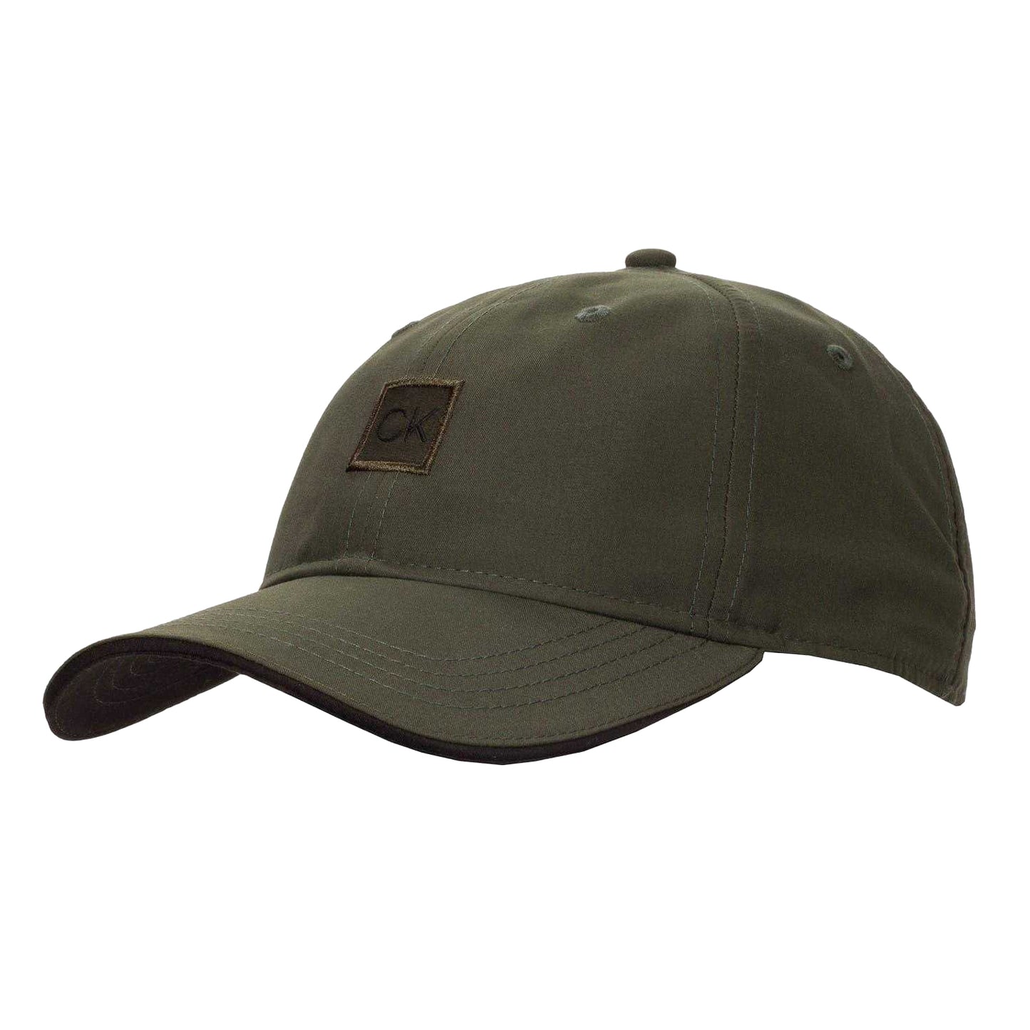 Dark Green - Front - Calvin Klein Mens Baseball Cap