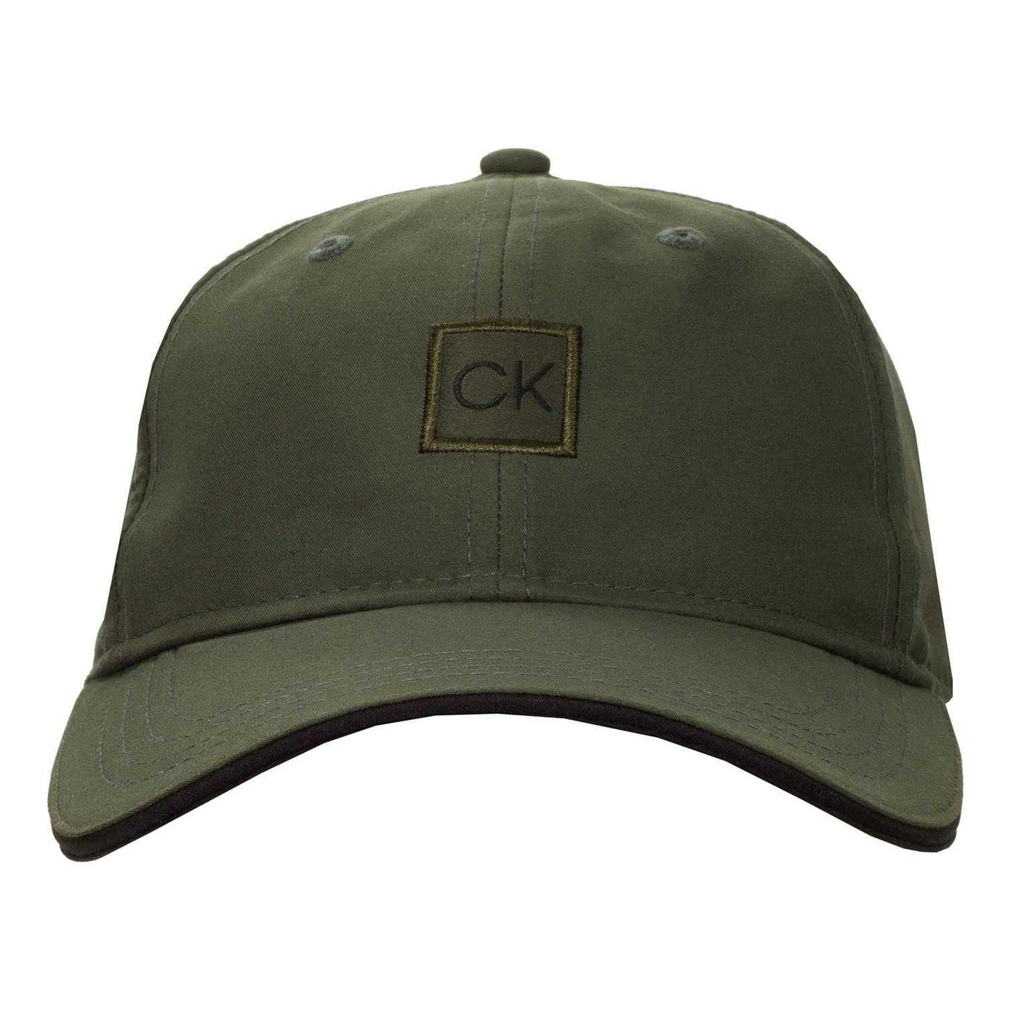 Dark Green - Side - Calvin Klein Mens Baseball Cap