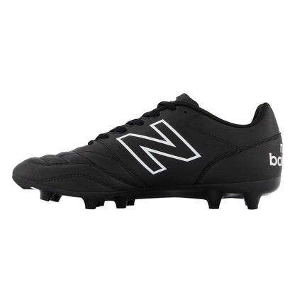 Black-White - Back - New Balance Unisex Adult Synthetic Firm Ground Football Boots