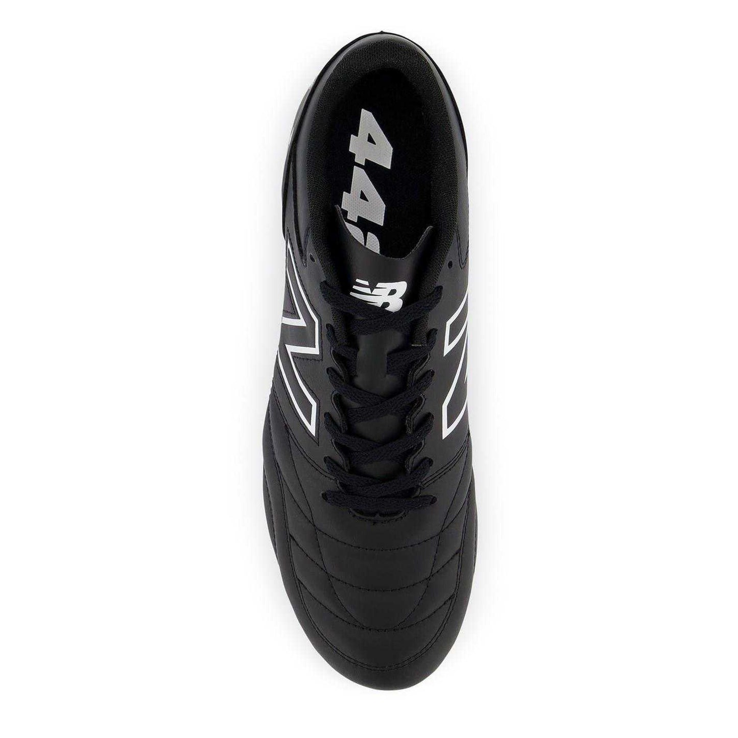 Black-White - Side - New Balance Unisex Adult Synthetic Firm Ground Football Boots