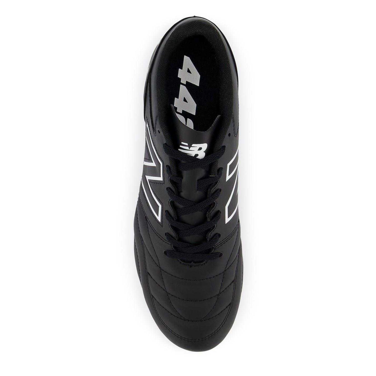 Black-White - Side - New Balance Unisex Adult Synthetic Firm Ground Football Boots