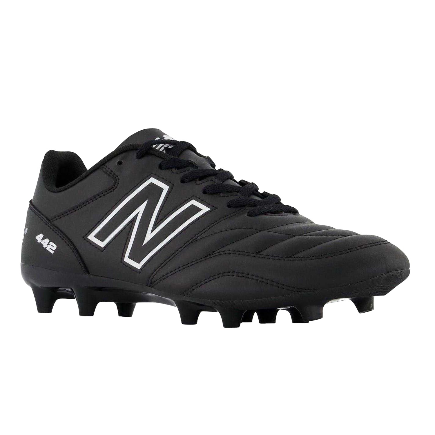Black-White - Lifestyle - New Balance Unisex Adult Synthetic Firm Ground Football Boots
