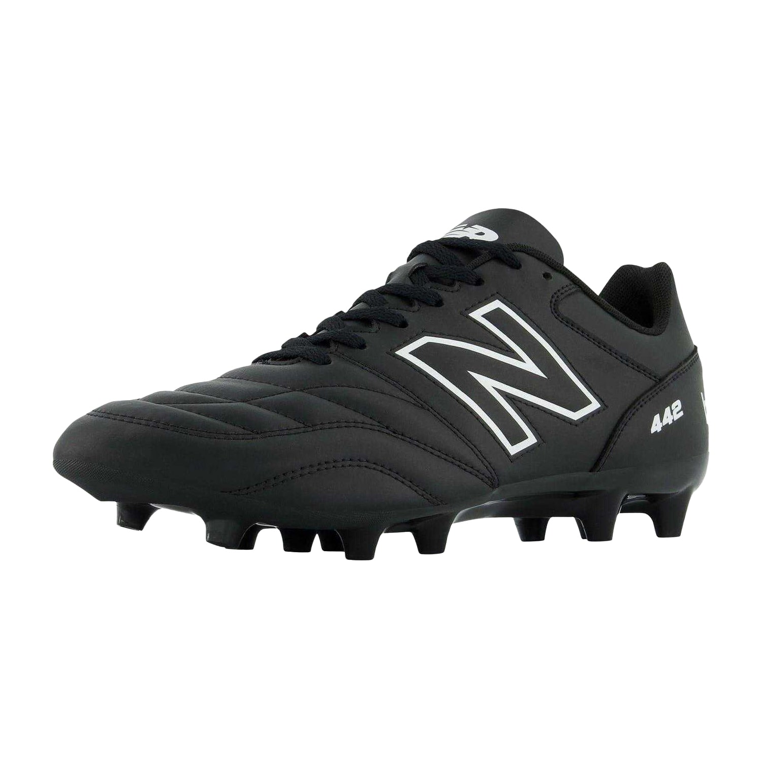 Black-White - Pack Shot - New Balance Unisex Adult Synthetic Firm Ground Football Boots