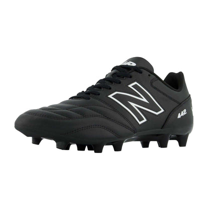 Black-White - Pack Shot - New Balance Unisex Adult Synthetic Firm Ground Football Boots