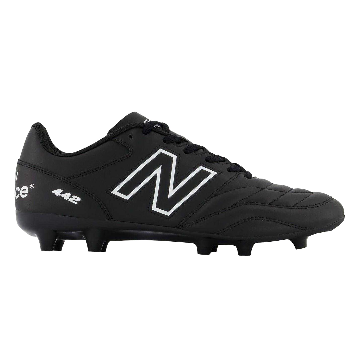 Black-White - Front - New Balance Unisex Adult Synthetic Firm Ground Football Boots