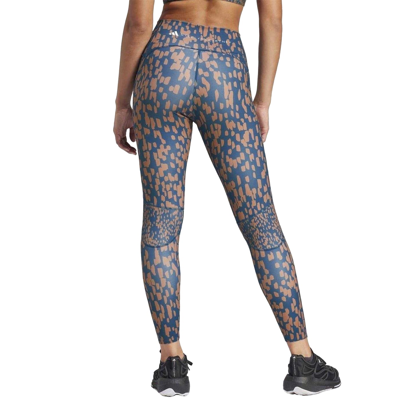 Mineral Animal - Back - Adidas Womens-Ladies Animal Print 7-8 Leggings
