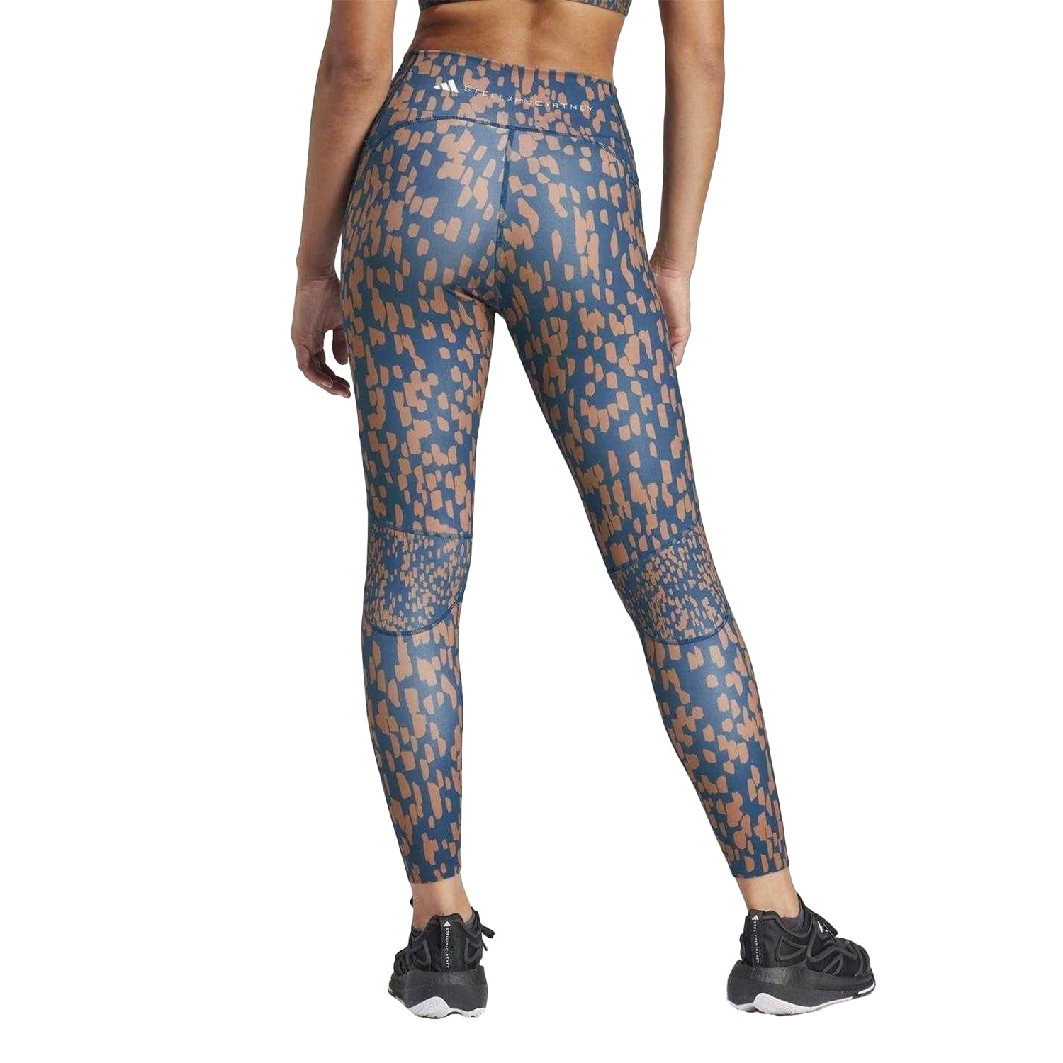 Mineral Animal - Back - Adidas Womens-Ladies Animal Print 7-8 Leggings