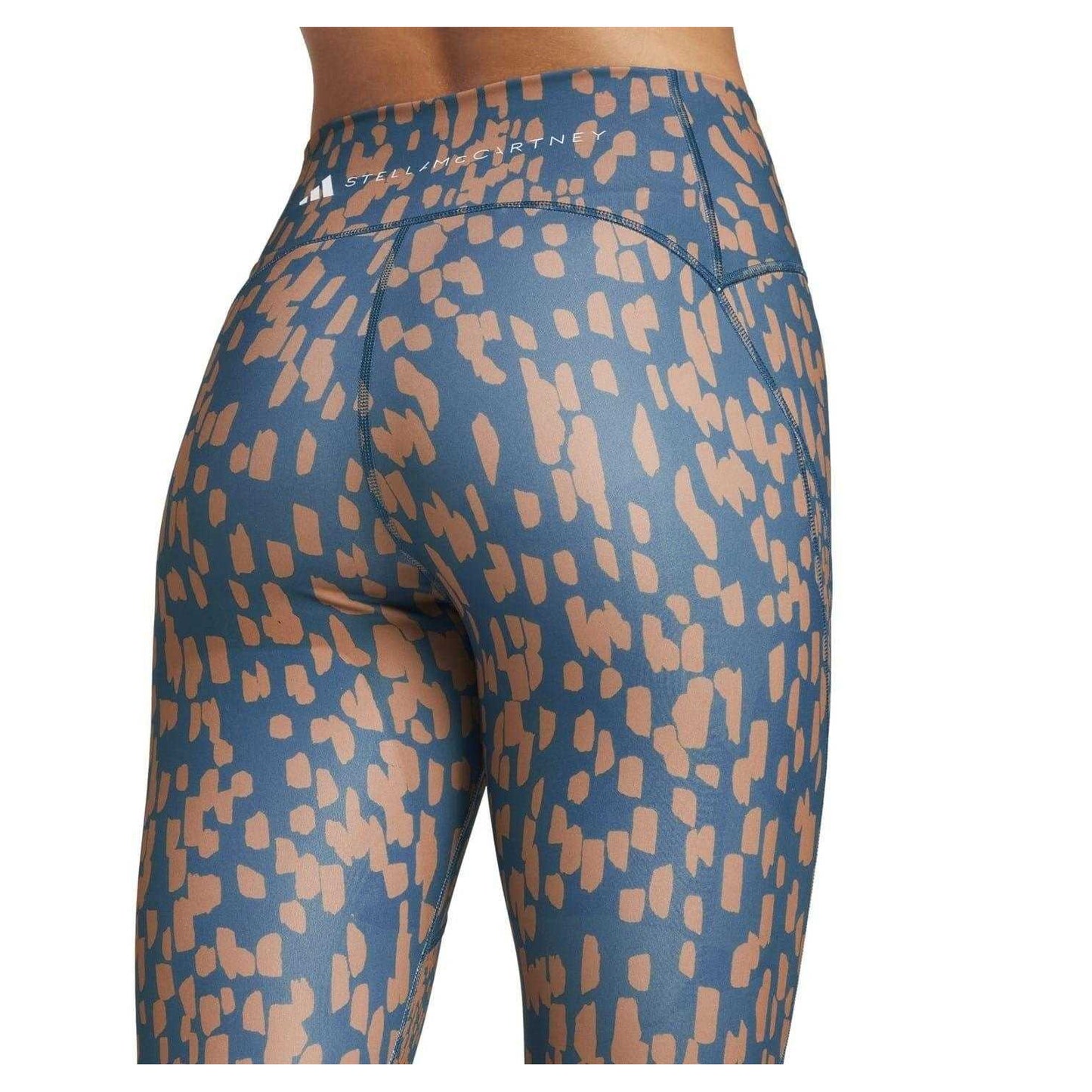 Mineral Animal - Side - Adidas Womens-Ladies Animal Print 7-8 Leggings