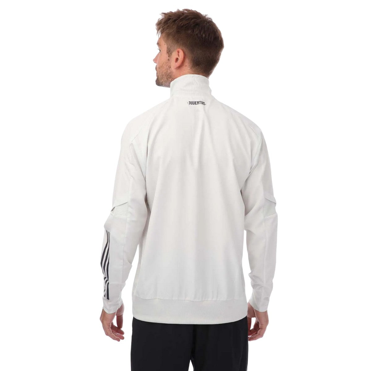 Grey - Back - Adidas Mens 2020-21 Presentation Juventus FC Track Jacket