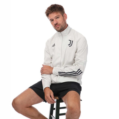 Grey - Lifestyle - Adidas Mens 2020-21 Presentation Juventus FC Track Jacket