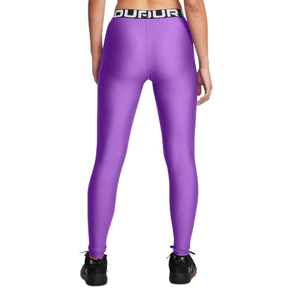 Purple - Lifestyle - Under Armour Womens-Ladies HeatGear Shine Leggings
